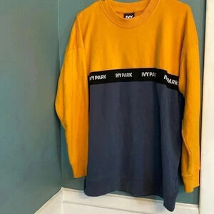 Ivy Park blue and yellow sweatshirt- size medium - good condition